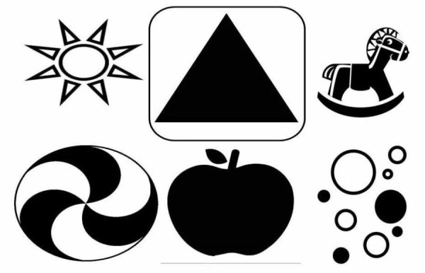 Черно белые фигуры