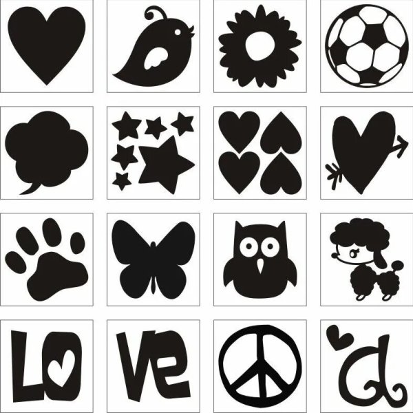 Карточки для младенцев черно белые