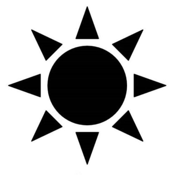 Черно белые фигуры для новорожденных