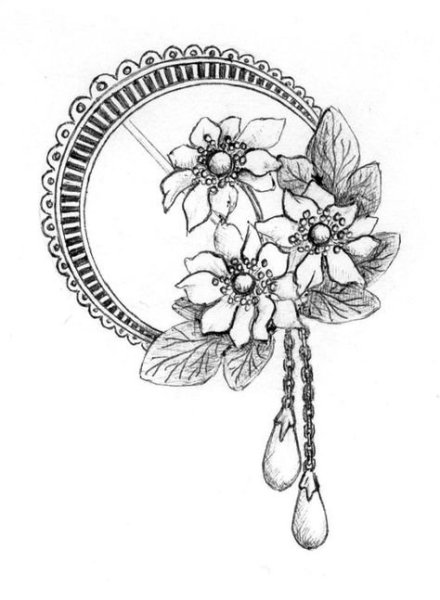 Эскизы для брошек