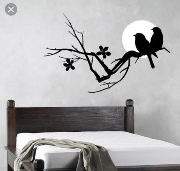 Рисунки на черной стене