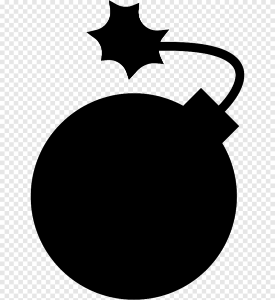 Бомба силуэт