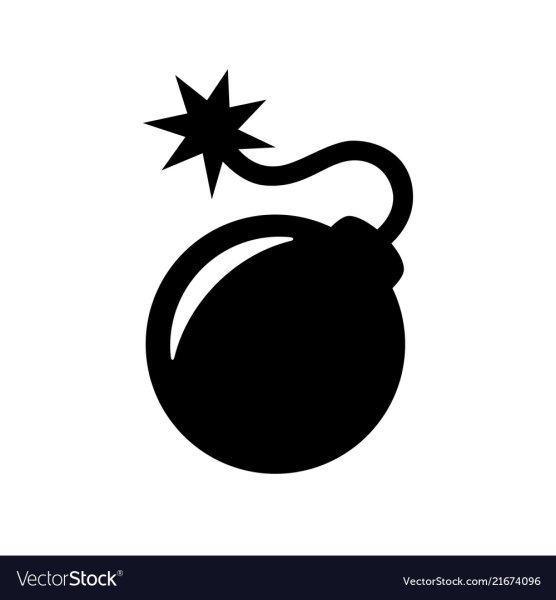 Бомба силуэт