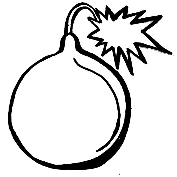 Бомба раскраска для детей