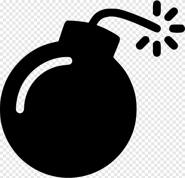 Бомба силуэт