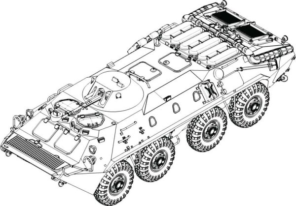 БТР-80 бронетранспортёр