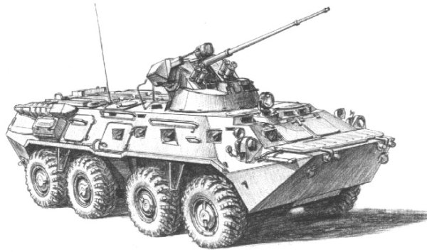 Контур БТР 80