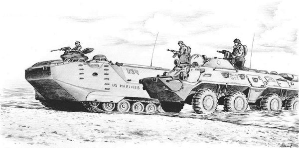 БМП рисунок карандашом