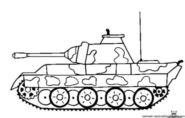 Силуэт танка т-34