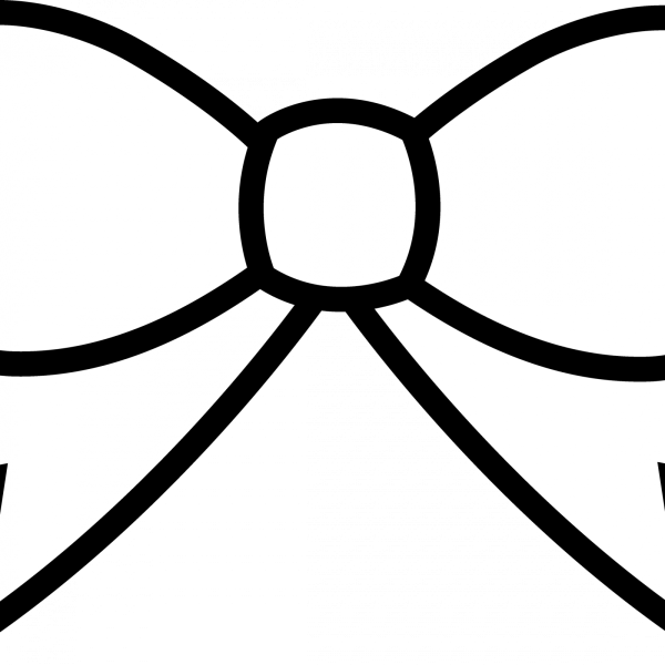 Бант раскраска