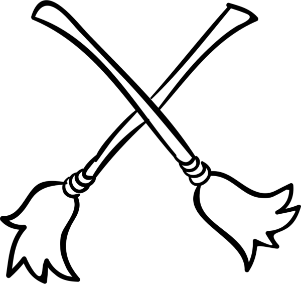 Метло раскраски для детей