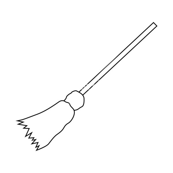 Раскраска веник