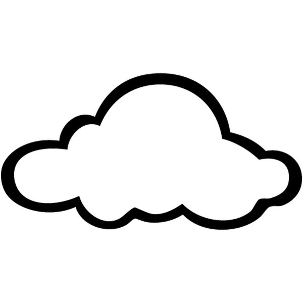 Облако стикер