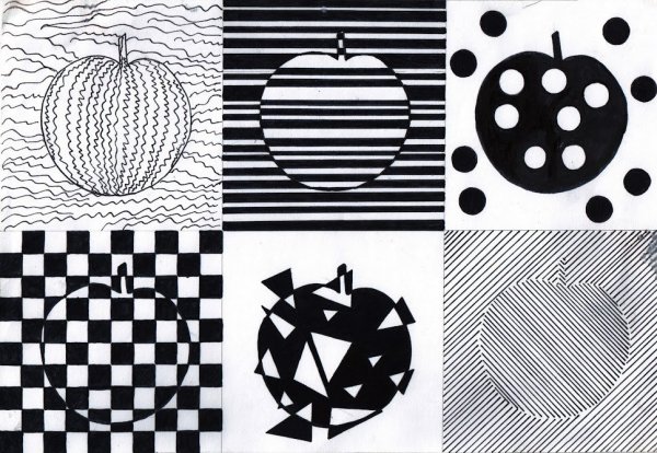 Пропедевтика точка линия пятно