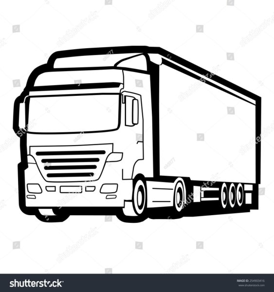 Грузовик Скания вектор