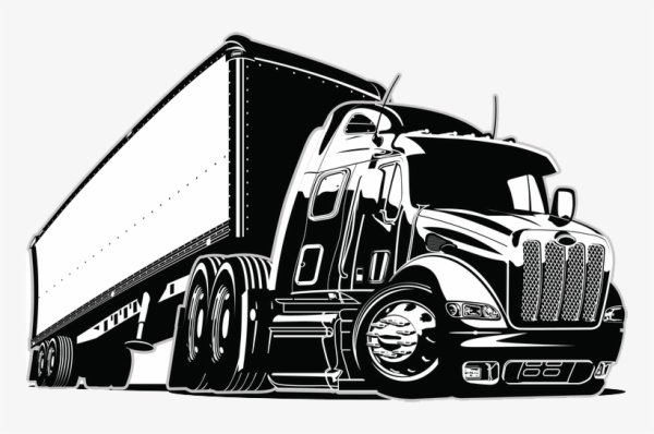 Трак силуэт