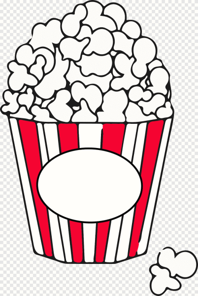 Попкорн рисунок для срисовки
