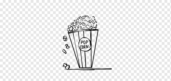 Попкорн черно белый