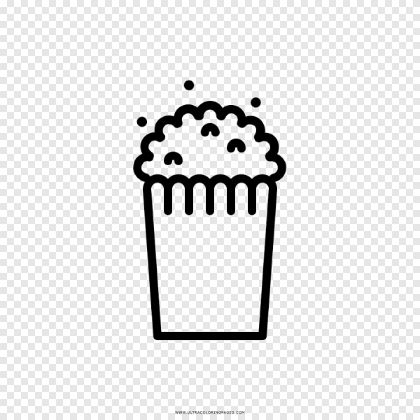 Попкорн раскраска