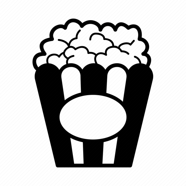 Попкорн раскраска для детей