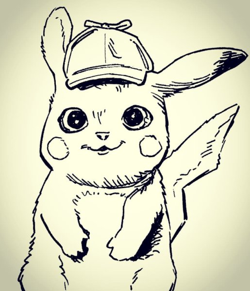 Пикачу набросок