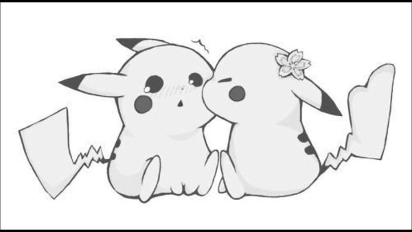 Раскраски Пикачу милые