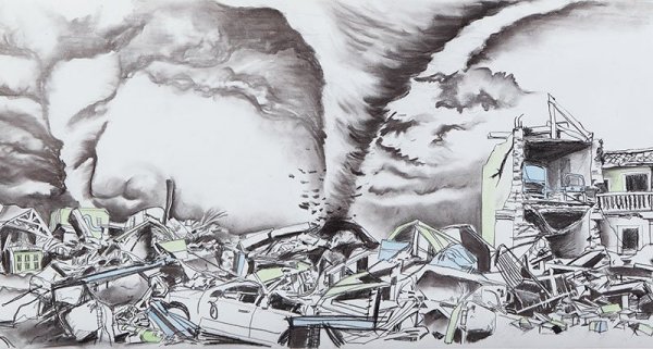 Катастрофа рисунок