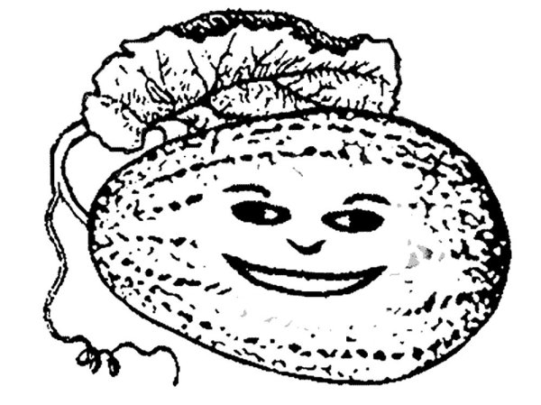 Овощи для маски раскрашивания