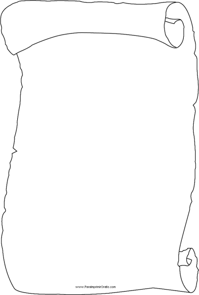 Свиток раскраска