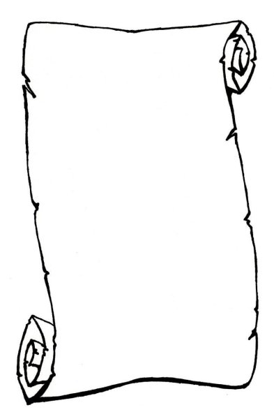 Свиток макет для печати