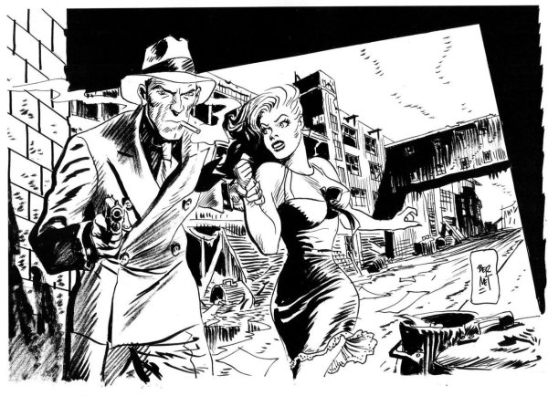 Нуар комиксы детектив