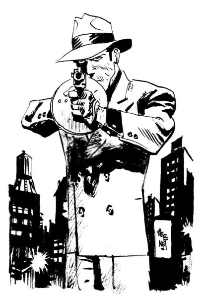 Нуар комиксы детектив