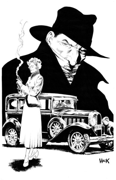 Гангстер иллюстрация