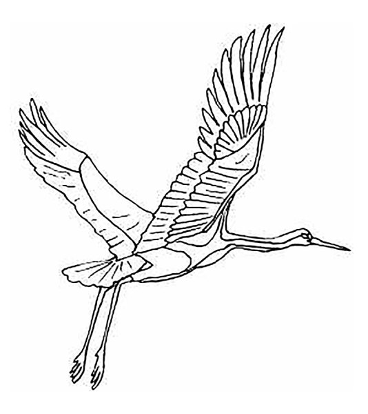 Журавли для гравировки