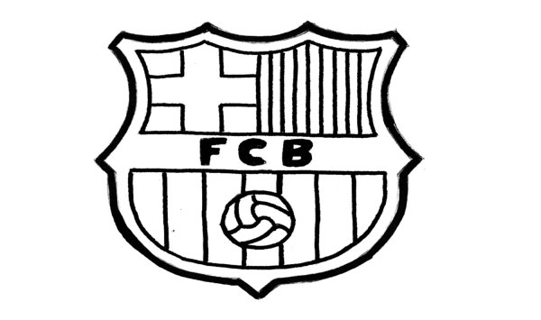 Герб Барселоны рисунок