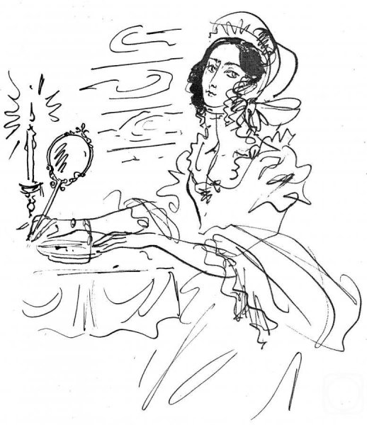 Пушкин легкий портрет