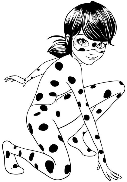 Miraculous Ladybug раскраска