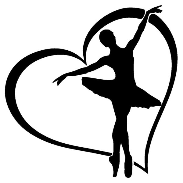 Силуэт танцующей балерины