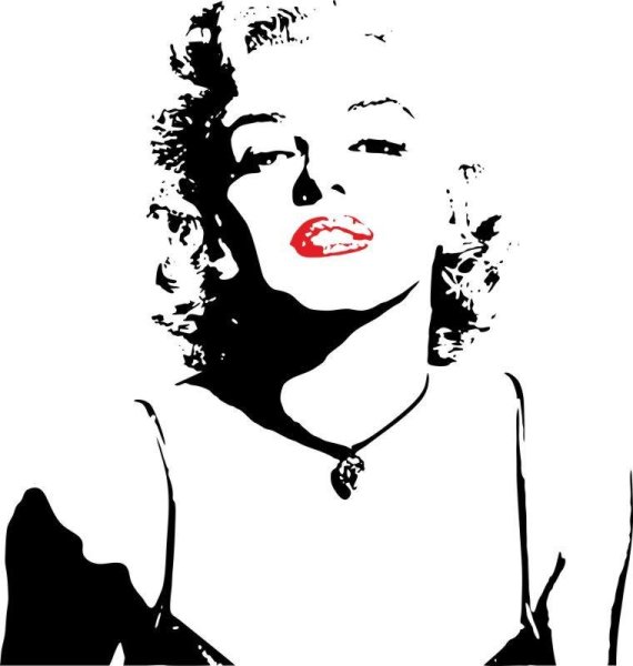 Мэрилин Монро черно белые