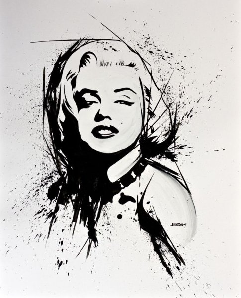 Мэрилин Монро Графика