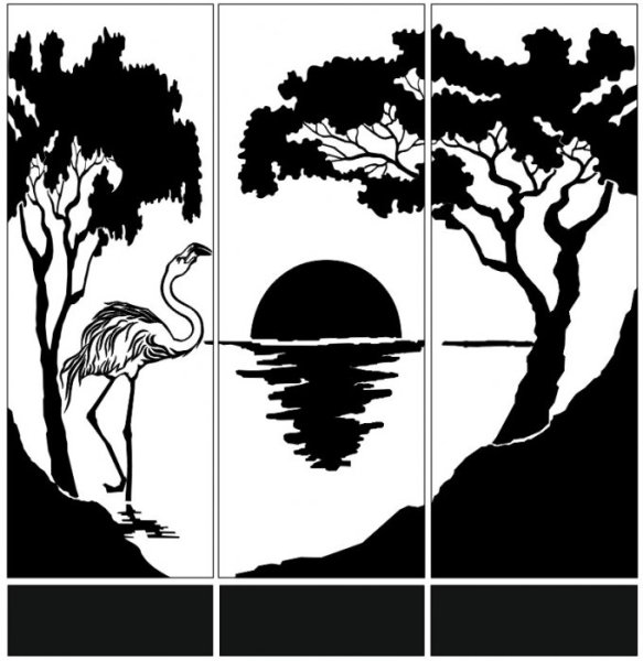 Пескоструй пейзаж