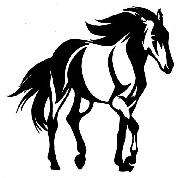 Лошадь контур