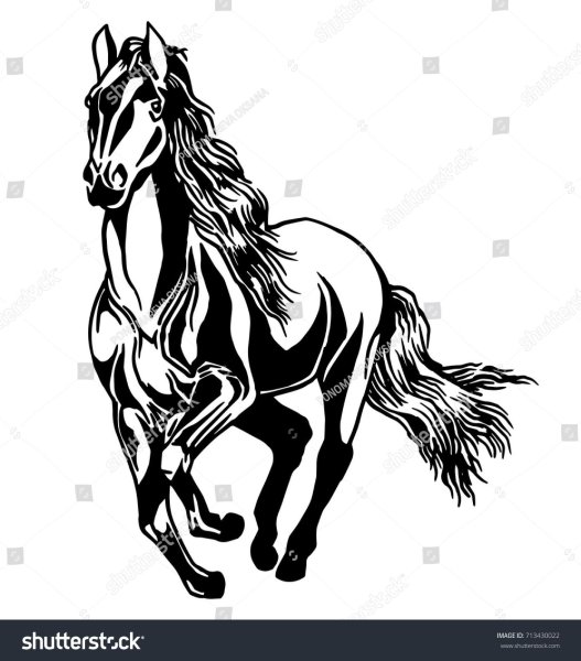 Стилизованные лошади