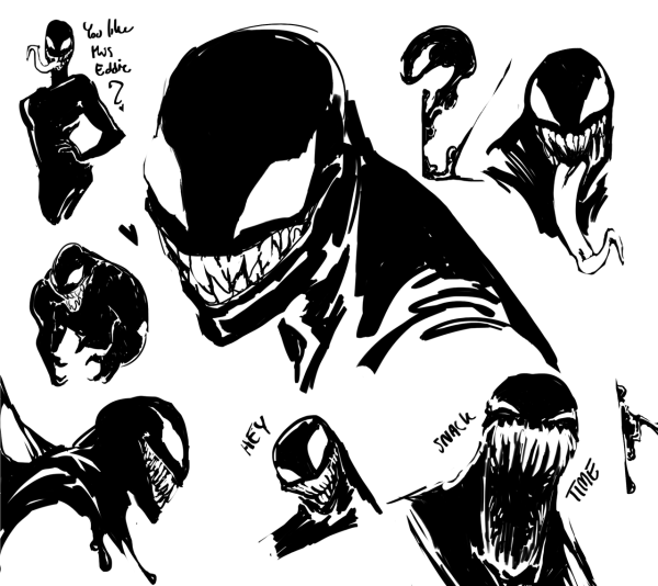 Венум Марвел рисунок