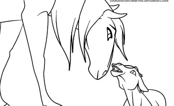 Раскраски спирит душа прерий 2