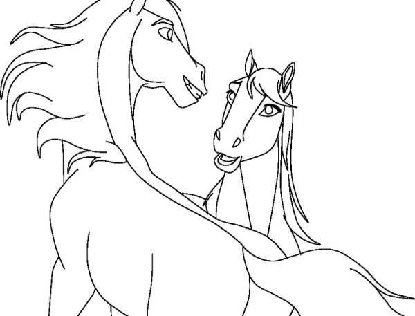 Раскраски спирит душа прерий 2