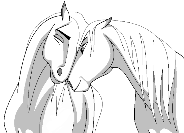 Раскраска спирит душа прерий