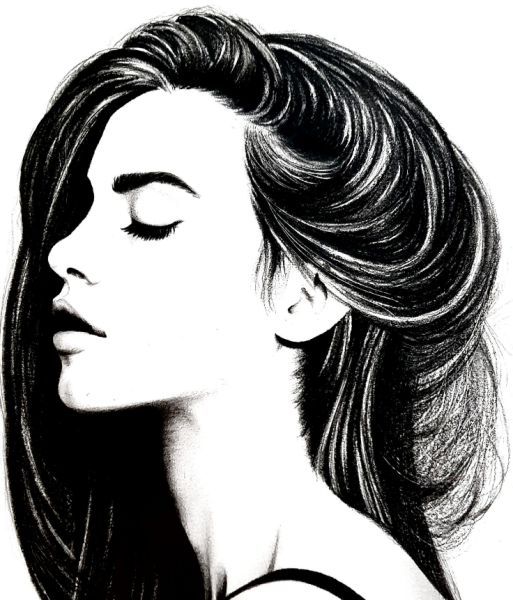 Девушка рисунок