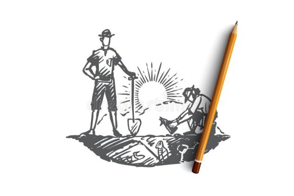 Археолог вектор