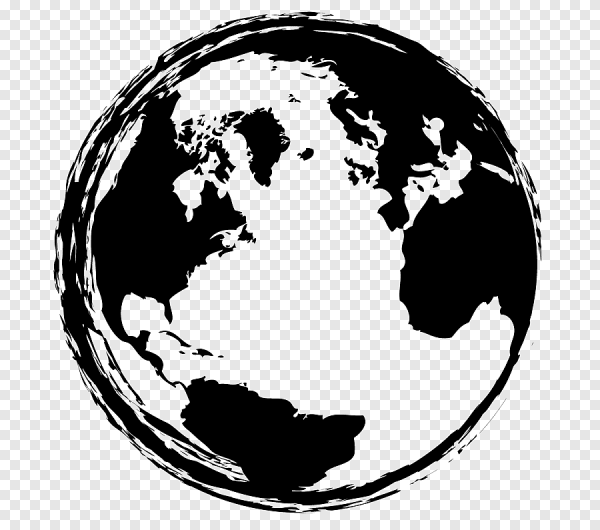 Векторное изображение земного шара